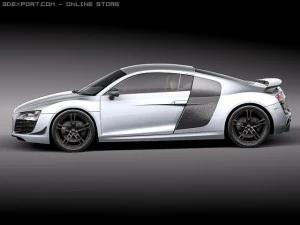 Audi R8 GT 2011 3D Model