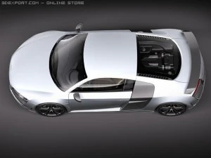 Audi R8 GT 2011 3D Model