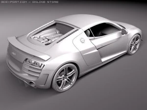 Audi R8 GT 2011 3D Model