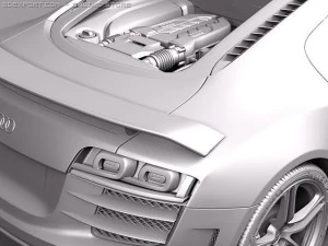 Audi R8 GT 2011 3D Model