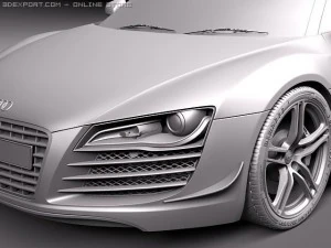 Audi R8 GT 2011 3D Model