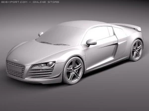 Audi R8 GT 2011 3D Model