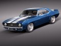 Chevrolet Camaro SS 1969 Modello 3D