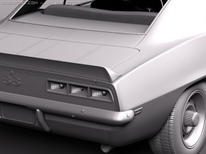 Chevrolet Camaro SS 1969 3D Model