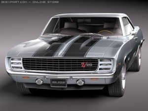 Chevrolet Camaro Z28 1969 Modèle 3D