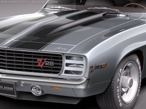 Chevrolet Camaro Z28 1969 Modèle 3D