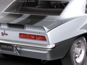 Chevrolet Camaro Z28 1969 Modèle 3D
