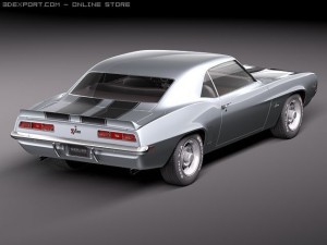 Chevrolet Camaro Z28 1969 Modèle 3D
