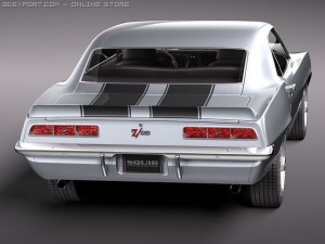 Chevrolet Camaro Z28 1969 Modèle 3D