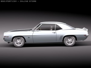 Chevrolet Camaro Z28 1969 Modèle 3D