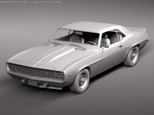 Chevrolet Camaro Z28 1969 Modèle 3D