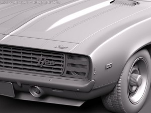 Chevrolet Camaro Z28 1969 Modèle 3D