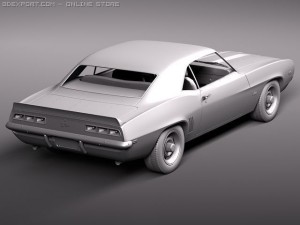 Chevrolet Camaro Z28 1969 Modèle 3D