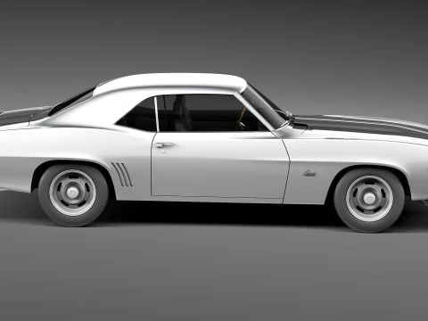Chevrolet Camaro Z28 1969 3D Model