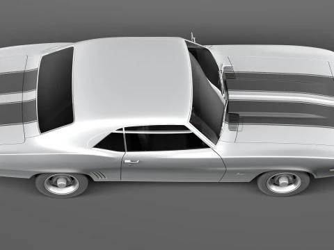 Chevrolet Camaro Z28 1969 3D Model