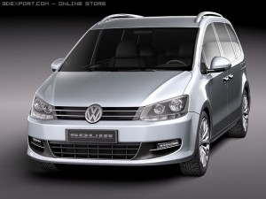 Volkswagen Sharan 2010 Modelo 3D