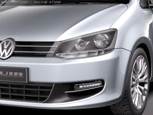 Volkswagen Sharan 2010 3D Model
