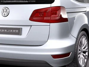 Volkswagen Sharan 2010 3D Model