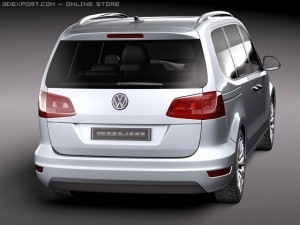 Volkswagen Sharan 2010 Modelo 3D