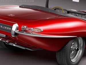 Jaguar Etype Model 3D
