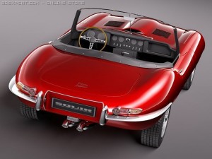 Jaguar Etype Model 3D