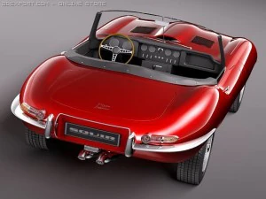 Jaguar Etype 3D Model