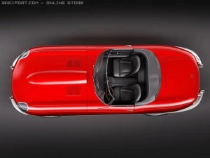 Jaguar Etype 3D Model