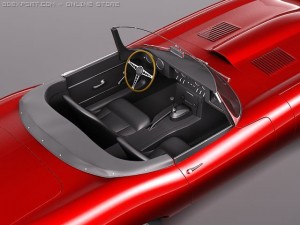 Jaguar Etype Model 3D