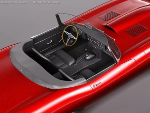 Jaguar Etype 3D Model