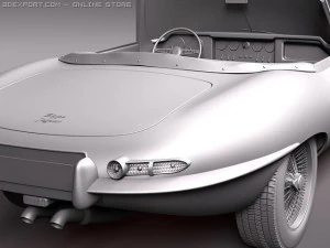 Jaguar Etype 3D Model