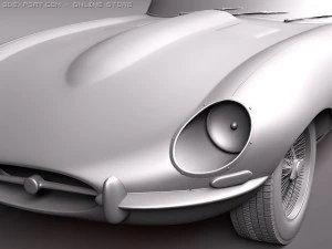 Jaguar Etype 3D Model