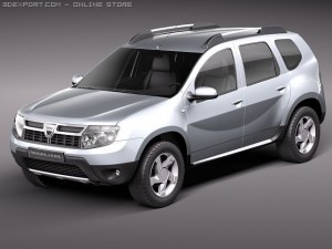 dacia duster 2010 3D Model