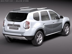 Dacia Duster 2010 3D 모델