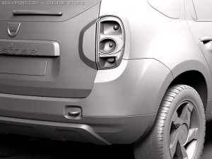 Dacia Duster 2010 3D 모델