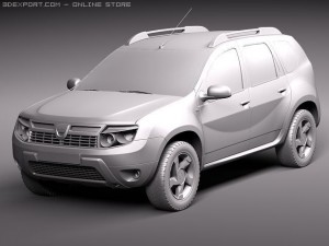 Dacia Duster 2010 3D 모델