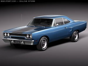 Plymouth Road Runner 1970 3D Model
