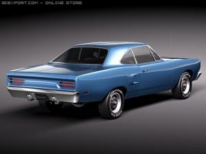 Plymouth Road Runner 1970 Modello 3D