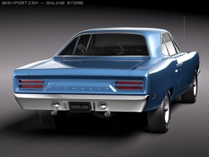 Plymouth Road Runner 1970 Modello 3D