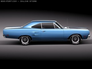 Plymouth Road Runner 1970 Modello 3D