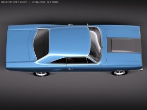 Plymouth Road Runner 1970 Modello 3D