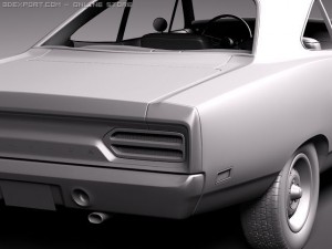 Plymouth Road Runner 1970 Modello 3D