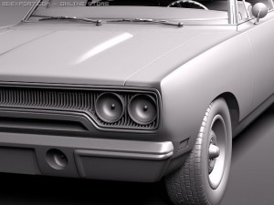 Plymouth Road Runner 1970 Modello 3D