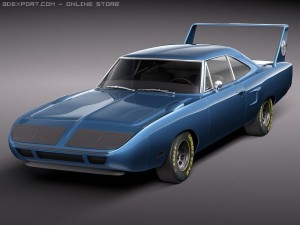 Plymouth Road Runner Superbird 1970 3D Model