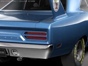 Plymouth Road Runner Superbird 1970 3D 模型