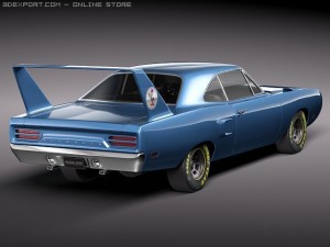 Plymouth Road Runner Superbird 1970 3D 模型