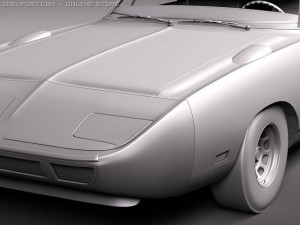 Plymouth Road Runner Superbird 1970 3D 模型