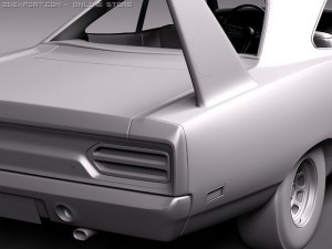 Plymouth Road Runner Superbird 1970 3D 模型