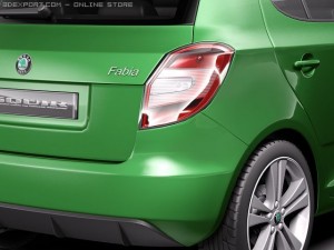 Skoda Fabia RS 2011 Modelo 3D