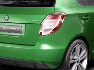 Skoda Fabia RS 2011 3D Model