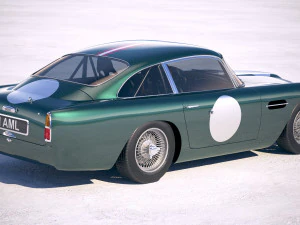 Aston Martin DB4 GT Continuation 2018 3D Model